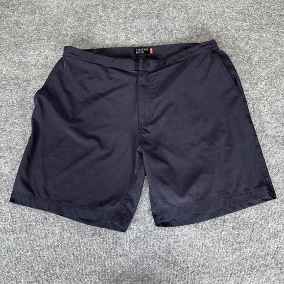 Thousand Miles Shorts Men XXL Blue Performance Tech Athletic Training Travel Gym - Picture 1 of 9